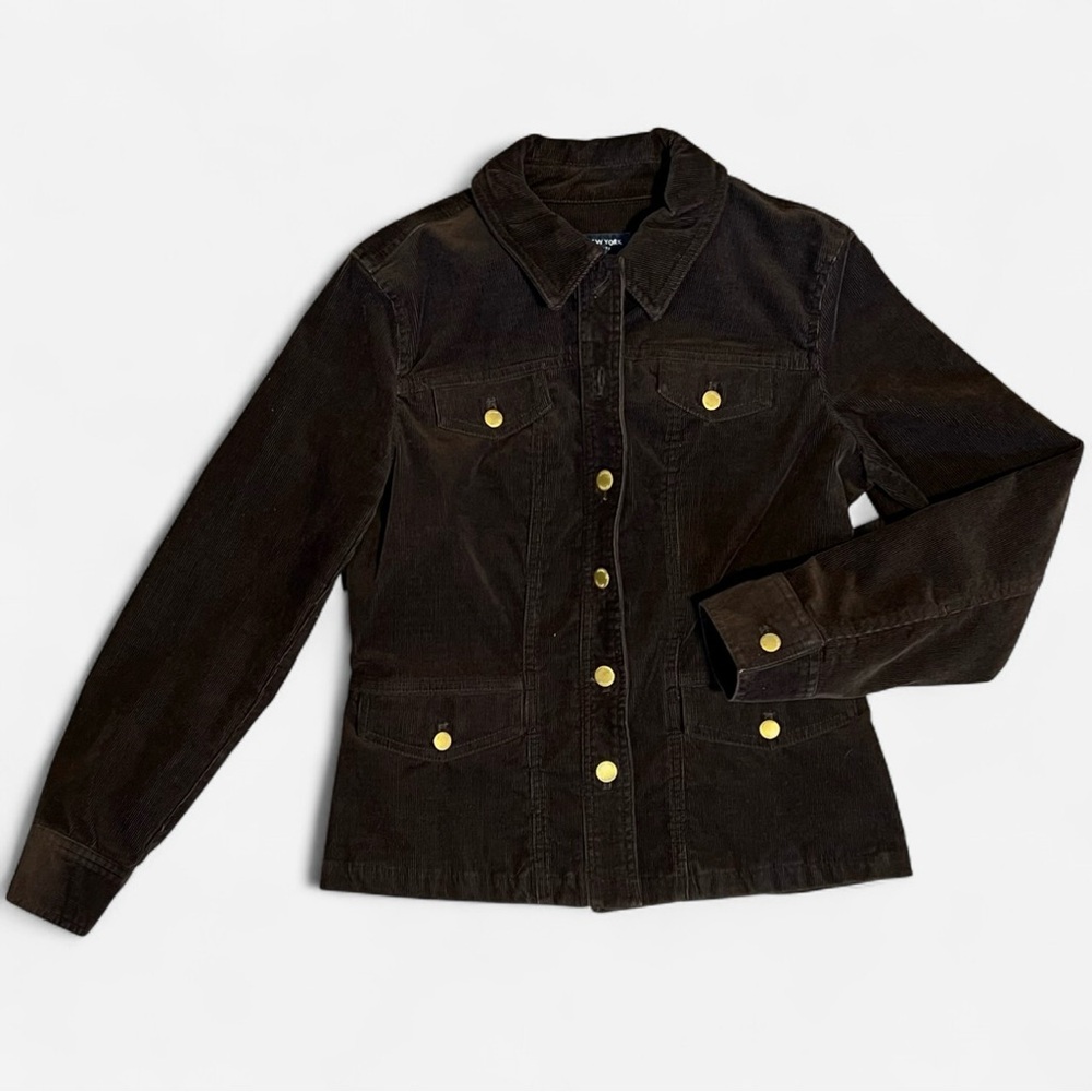 Vintage Corduroy “Jones New York Signature” Brown Utility/Barn/Chore Jacket